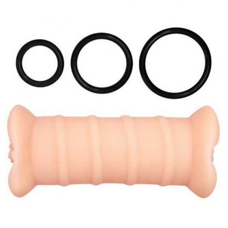 Двойной мастурбатор с вибрацией "Crazy bull Emma"