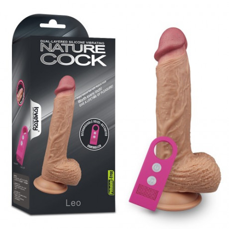 Фаллоимитатор реалистичный с вибрацией "Nature Cock Leo"