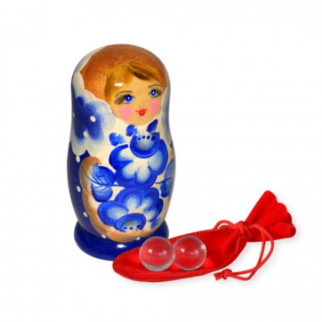 Шарики массажные из хирургической стали "Матрешка" 8007