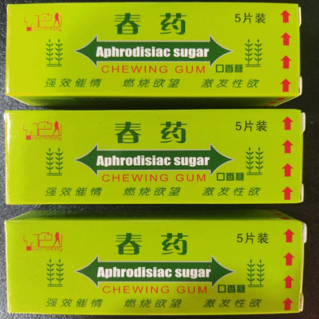 Возбуждающая жвачка "Afrodisiac Sugar"