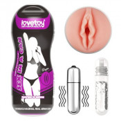Миниатюрный Мастурбатор с вибрацией "Sex in a Can"