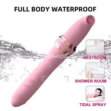 Вибратор с поступательными движениями и вакуумной стимуляцией "Yeain"