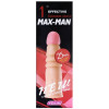 Реалистичная Насадка на член телесного цвета "Max-Man" 