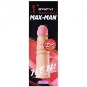 Реалистичная Насадка на член телесного цвета "Max-Man"
