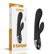 Черный вибратор "O sensual Duo Climax"
