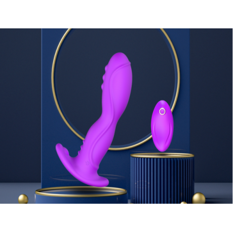 Рифленный вибростимулятор с дистанционным пультом "AFY-856"