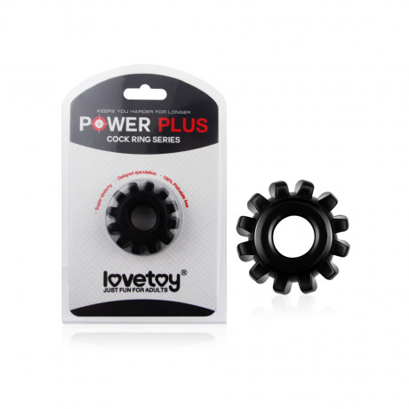 Эрекционное силиконовое стимулирующее кольцо "POWER PLUS"