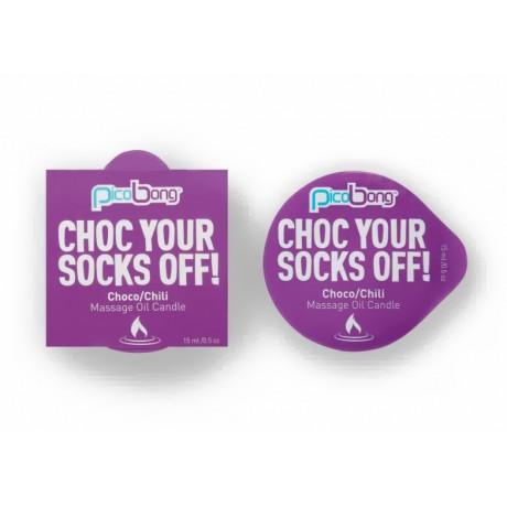 Массажная свеча PicoBong Oil Candle, шоколад и перец чили 15 мл.