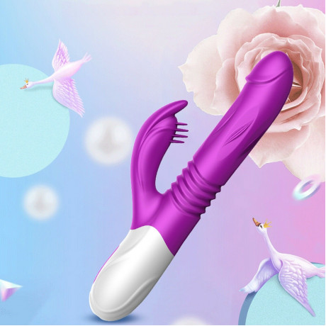 Вибратор с раздувающейся головкой "Fox T20" 