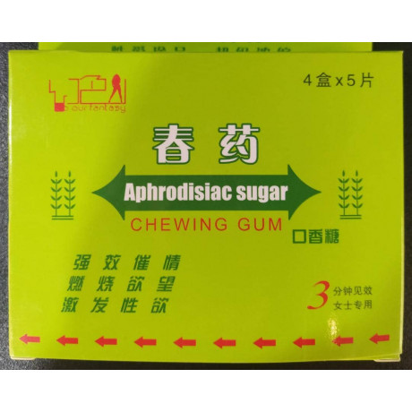 Возбуждающая жвачка "Afrodisiac Sugar"