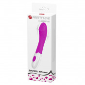 Вибратор на батарейках с выраженной головкой "Pretty Love Elemental"
