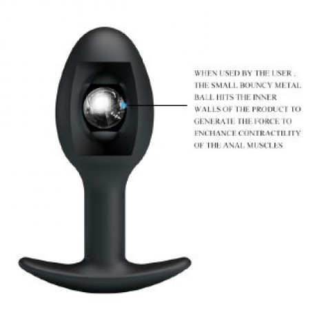 Анальный силиконовый плаг "Pretty Love Shadow"