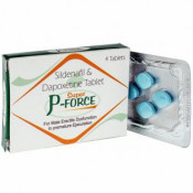 Комбинированный дженерик 2в1 для эрекции и продления полового акта "Super P-force" 4таб.(Sildenafil&Dapoxetine)