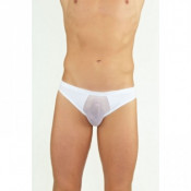 Мужские стринги "Vanilla Paradise" белые VPST134