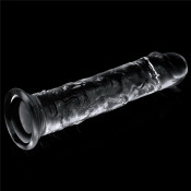 Прозрачный фаллоимитатор на присоске "Flawless clear" 7,0"