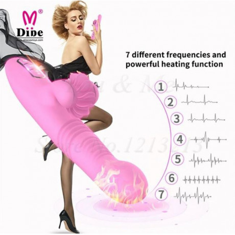 Вибратор со стимуляцией клитора "Dibe Vella"