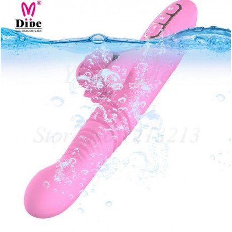 Вибратор со стимуляцией клитора "Dibe Vella"