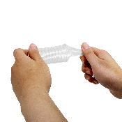 Стимулирующая Насадка на член с кольцом для мошонки и с открытой головкой "Pretty Love Hartman"