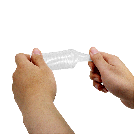 Стимулирующая Насадка на член с кольцом для мошонки и с открытой головкой "Pretty Love Hartman"