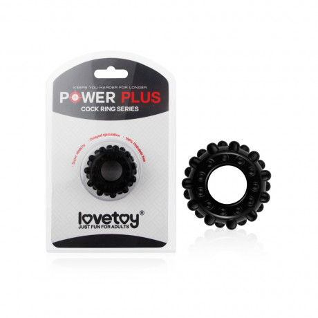 Эрекционное силиконовое стимулирующее кольцо "POWER PLUS"