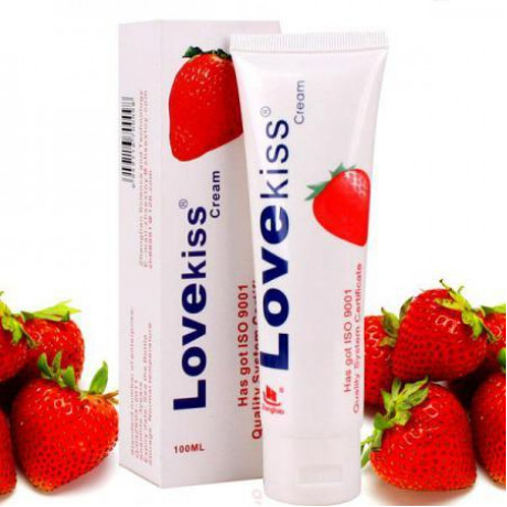 Смазка оральная "Love Kiss клубника", 100 мл