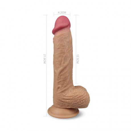 Фаллоимитатор реалистичный с вибрацией "Nature Cock Leo"