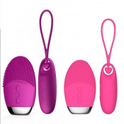 Виброяйцо с клиторальным стимулятором "Aphojoy" 