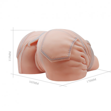 Миниатюрный мастурбатор с вибрацией и звуком вагина-анус "Temptation Passion lady2"