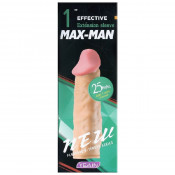 Реалистичная Насадка на член телесного цвета "Max-Man"