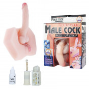 Реалистичные Фаллоимитатор и Вагина 2 в 1 с вибрацией "Male Cock & Vagina"