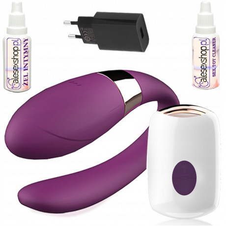 Вибратор для пар с пультом "Dibe" 