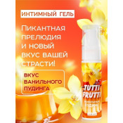 Съедобный Оральный Гель со вкусом ванильного пуддинга "TUTTI-FRUTTI", 30 г
