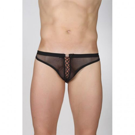 Мужские стринги "Vanilla Paradise" со шнурком VPST110