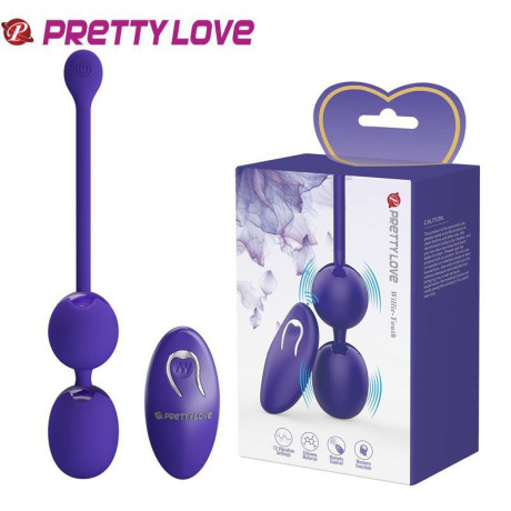 Вагинальные шарики с пультом управления "Pretty Love Willie Youth"