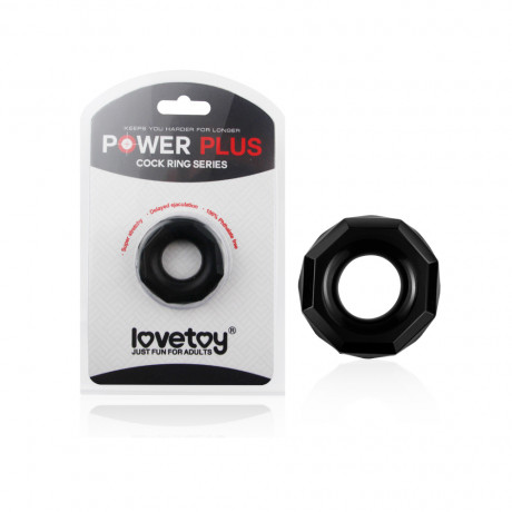 Эрекционное силиконовое стимулирующее кольцо "POWER PLUS"