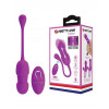 Виброяйцо с поступательными движениями и с дистанционным пультом "Pretty Love Callieri"