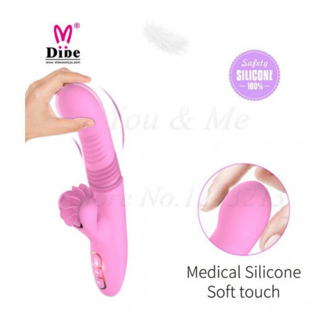 Вибратор со стимуляцией клитора "Dibe Vella"