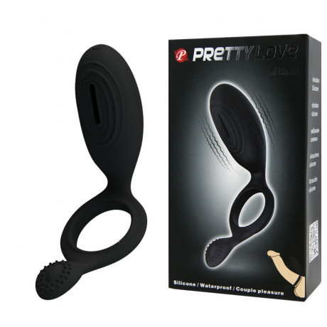 Виброкольцо со стимулирующими усиками "Pretty Love Ethel"