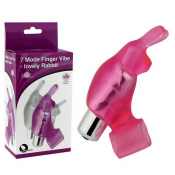 Вибронасадка на палец "LOVELY RABBIT"