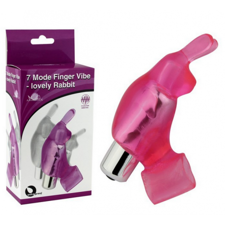Вибронасадка на палец "LOVELY RABBIT"