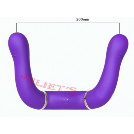 Сгибаемый двуглавый вибратор "LG-835"