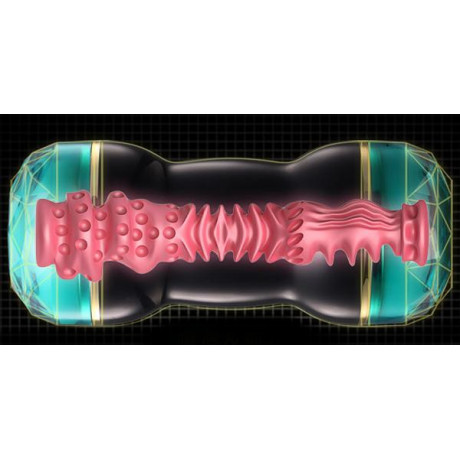 Двусторонний мастурбатор в тубусе "King-Kong"