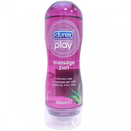 Гель-смазка 2 в 1 "Durex Play" для массажа, 200 мл
