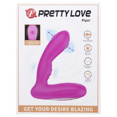 Массажер простаты с пульсацией "Pretty Love Piper"