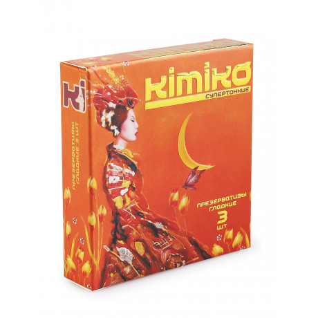 Супертонкие презервативы "Kimiko", 3 шт
