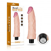 Реалистичный фаллоимитатор с вибрацией "Real Softee"
