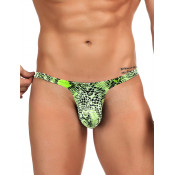Мужские сексуальные стринги с орнаментом питона MP231