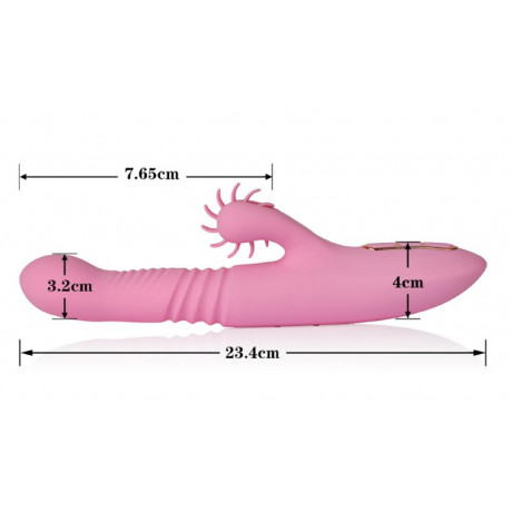 Вибратор со стимуляцией клитора "Dibe Vella"