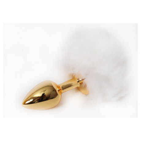 Анальная металлическая пробка "Зайка"