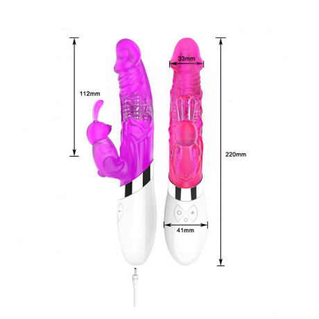 Вибратор с ротационными движениями "Кролик-Haloy"